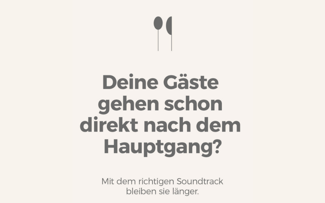 Umsatzsteigerung durch Musik
